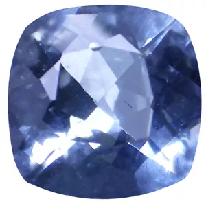 Cuscino favoloso 0,90 ct (7 x 7 mm) acquamarina blu cielo non riscaldato/non trattato - Foto 1 di 1