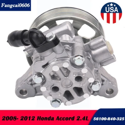 Power Steering Pump ‎Fit 2008 2009 2010 - 2012 Honda Accord 2.4L 2354CC ‎21-5495 Foto 1 de 4