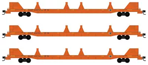 Micro-Trains MTL N-Scale CSX Rail Repair MOW Flat Car Set - Paquete de 3 corredores - Imagen 1 de 1