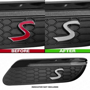MINI F55 F56 F57 LCI 2 Cooper S Side Accent Overlay Decal Sticker - Rhino Grey - Picture 1 of 1