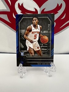 2020-21 IMMANUEL QUICKLEY /99 PANINI CHRONICLES MAJESTIC RC #345 + KNICKS Lot 15