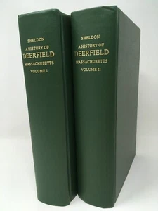 A History of Deerfield, MA Massachusetts Facsimile of 1895-96 Edition Vol I & II - Picture 1 of 6