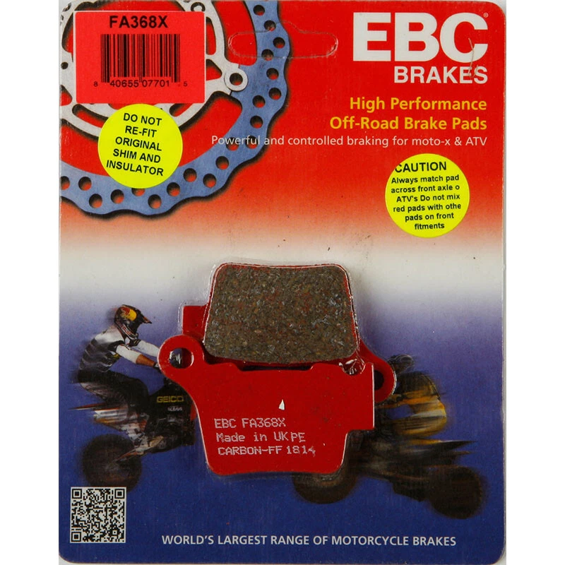 EBC  BRAKE PADS Harley-Davidson FLRT Freewheeler 2015-2016 Husqvarna FE 350S - Image 1 of 1