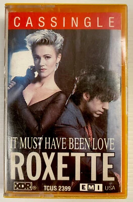 Roxette It Must Have Been Love Music Cassette Tape Single TCUS 2399 EMI 1990 OG - Image 1 of 4