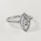 3ct IGI GIA Certified Lab Grown Diamond Engagement Ring 14k White Gold