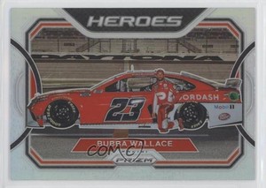 2021 Panini Prizm Heroes Silver Prizm Bubba Wallace #H17