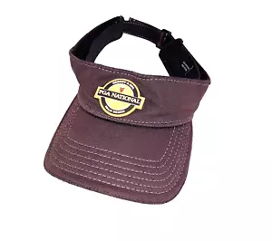 PGA National Palm Beach Florida Resort & Spa Golf Visor Hat Brown - Picture 1 of 6