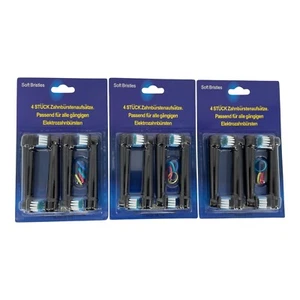 Aufsteckbürsten für elektrische Zahnbürsten - kompatibel mit Oral-B - 12 Stück - Bild 1 von 7