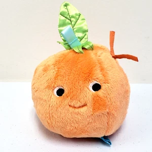 The Manhattan Toy Company Orange Fruit Rattle with Slices Stuffed Animal Plush - Picture 1 of 9