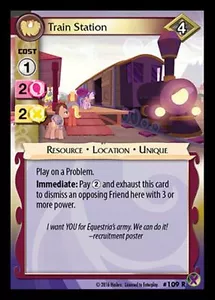 My Little Pony Marks in Time Train Station 109 - R  MLP CCG  - Picture 1 of 1