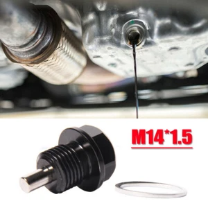 M14*1.5MM Magnetic Engine Oil Drain Plug Nut Screw Bolt Oil Drain Sump Nut Kit - Picture 1 of 7
