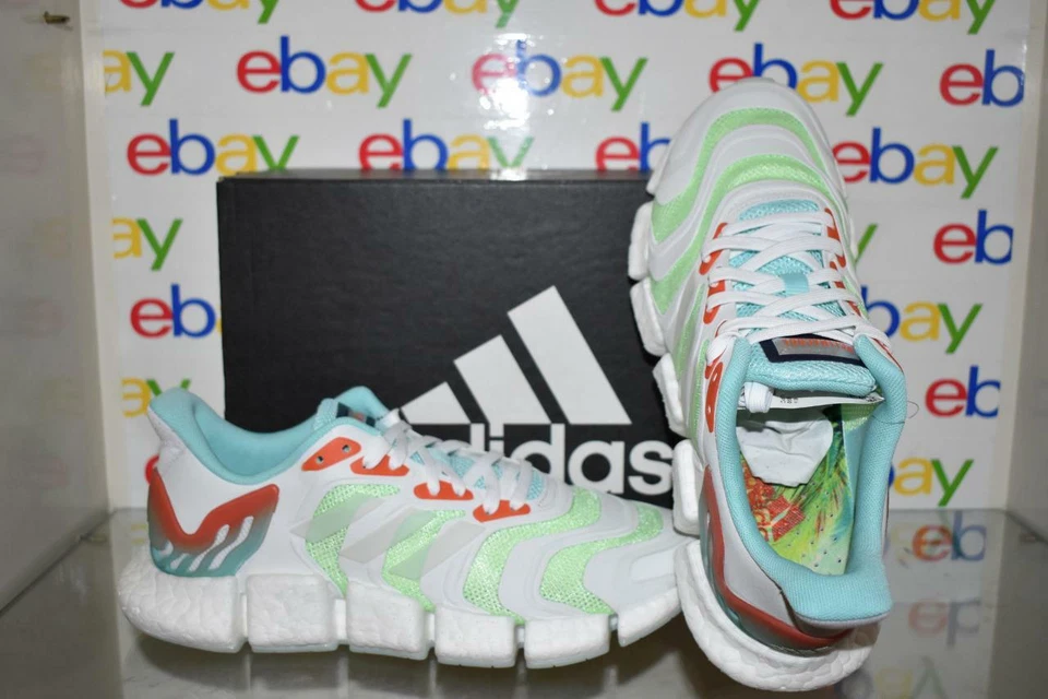 adidas CLIMACOOL VENTO Mens Running Shoes FX7843 White/Orbit Grey/Active Orange - Image 1 of 2