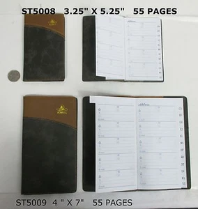 LOT OF 2--TELEPHONE ADDRESS BOOK-55 PAGES EACH BOOK ST5008,ST5009 - Picture 1 of 3