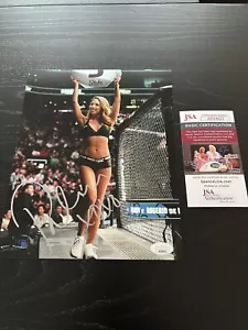 UFC Ring Mädchen Brittney Palmer signiertes Foto 8x10 signiert UFC Modell JSA COA - Bild 1 von 1
