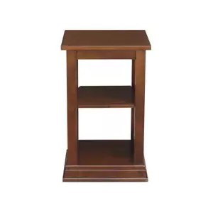 International Concepts End Table 16" x 26" Eco-Friendly Wood Indoor Espresso - Picture 1 of 7