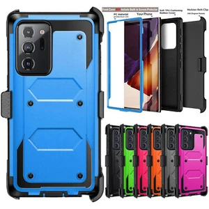 Funda de teléfono con clip a prueba de golpes para Samsung Galaxy Note 20/20 Ultra 5G - Imagen 1 de 57
