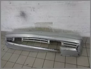 Paraurti anteriore Mercedes W140 Classe S Mopf 1408851625 744 argento S30 rotto - Foto 1 di 6