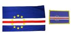  Wholesale Combo Set Cape Verde Country 3x5 3’x5’ Flag and 2"x3" Patch