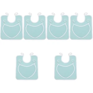 6 Pieces Bib Portable Nursing Materials Elders Bibs Apron Elderly - Picture 1 of 12