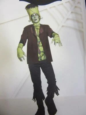 Disfraz de Halloween de monstruo de laboratorio para adultos Frankenstein Hyde and Eek talla pequeña Foto 1 de 3