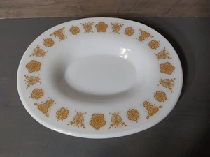 Pyrex 70er Jahre Butterfly Gold Sauciere Teller 77-U Ersatzplatte - Bild 1 von 4