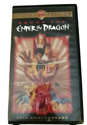 CULT CLASSIC“ENTER THE DRAGON”BRUCE LEE VHS 25th Anniversary Special Edition-VGC - Image 1 of 4