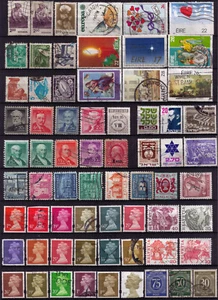 Worldwide US Machin Ireland GB India Kansas Israel Poland &moreVintageLot#1664 - Picture 1 of 21