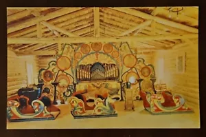 Schöne Orgel in der Musikhalle historische Nevada City Montana Vintage Postkarte - Bild 1 von 3