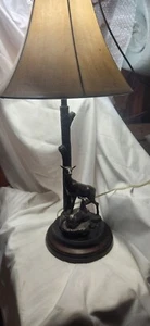 Doe Fawn Table Lamp Hunting Cabin - Picture 1 of 19