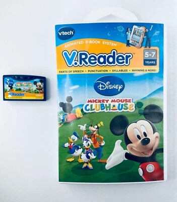 VTECH V Reader Cartridge Disney Clubhouse Mickey Mouse - Image 1 of 3