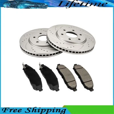 Brake Pads & Rotor Front Kit Fit For Nissan Frontier Suzuki Equator - Image 1 of 4