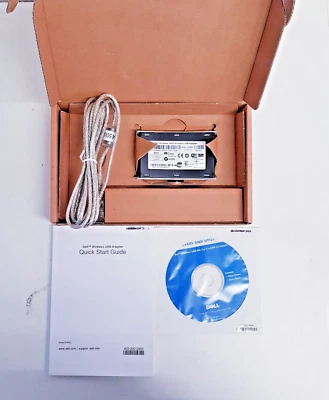 DELL 1450 Wireless USB Adapter With Cable Start Guide & CD - Image 1 of 4