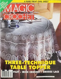 Magic Crochet Magazine Patterns Projects Crafts December 1998 b2 - Picture 1 of 4