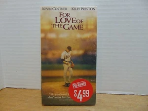 For Love Of The Game Kevin Costner PG-13 VHS Pre-Owned Sealed - Picture 1 of 3