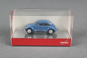HERPA 022361-008 H0,1:87 - VW Escarabajo 96, azul brillante - ¡NUEVO! - Imagen 1 de 5