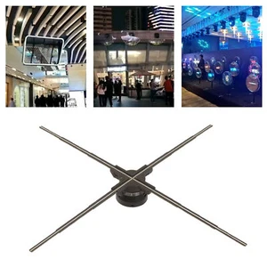 3D Hologram Fan WiFi Projector 30.7x30.7in 2000x928 Holographic LED Display  - Afbeelding 1 van 24