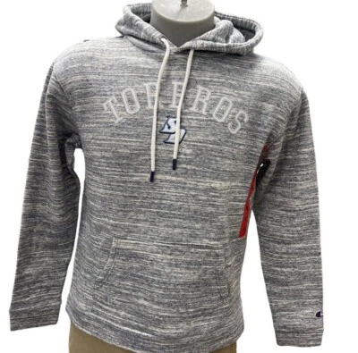 Sudadera con Capucha Pullover USD Toreros Champion Gris con Bolsillo Canguro Nueva con Etiquetas Elige Talla Foto 1 de 2