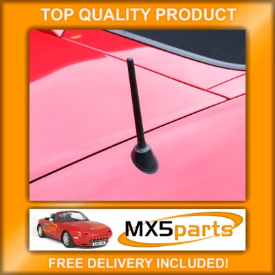 MX5 kurze Stubby Antenne Radio Mast Antenne 17,5cm Mazda MX-5 Mk1 NA 1989>1998 - Bild 1 von 4