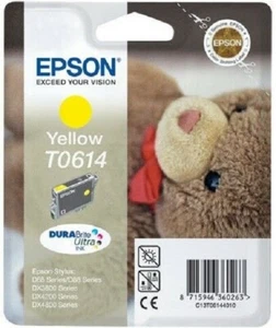Epson Genuine T0614 Yellow Inkjet Cartridge D68 D88 DX4200 DX3800 DX4250 DX3850 - Picture 1 of 1