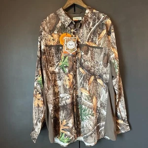 NWT Magellan Eagle Pass Deluxe Shirt Men's 2XL Camo Hunt Breathable Realtree New - Picture 1 of 8