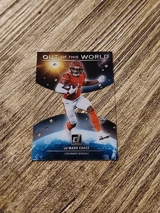 2021 Clearly Donruss Clearly Out of this World Ja'Marr Chase #OW-JC RC SSP - Picture 1 of 2