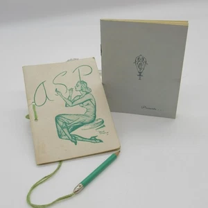 Vintage 1941 Dance Cards Georgia Tech Druid Hills Golf Club Alpha Sigma Pi - Picture 1 of 12