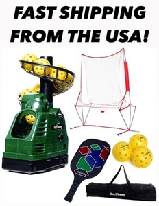 NEW 680PBH Pickleball Starter Kit Including Launch Machine Ball Recycling Net - Picture 1 of 8