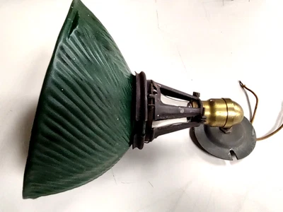 Early Industrial mid century Mercury glass Lamp - Image 1 of 4