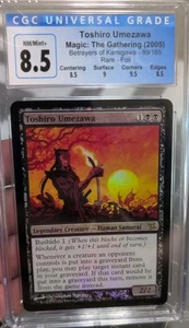 MTG Graded CGC 8.5 NM/MINT+ TOSHIRO UMEZAWA Betrayers of Kamigawa FOIL 2005 #CCG - Bild 1 von 9