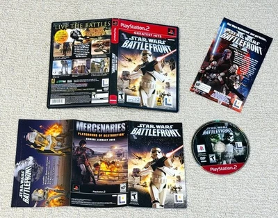 Star Wars Battlefront (PlayStation 2, PS2) CIB - Complete - Tested - Authentic - Image 1 of 2