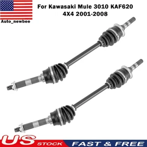 1PC Front Left Right CV Joint Axles for Kawasaki Mule 3010 KAF620 4X4 2001-2008 - Picture 1 of 13