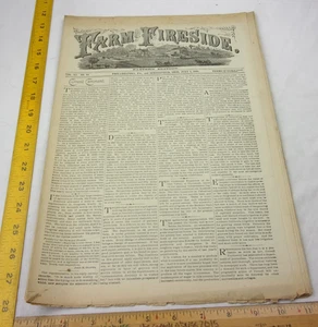 Agriculture poultry stables farming 1888 Farm Fireside magazine Eastern ed. - Bild 1 von 12