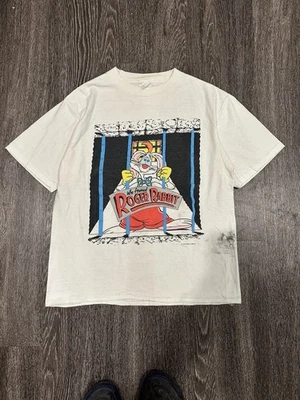 Camisa Promocional Película Disney Roger Rabbit 1987 De Colección Talla Grande Foto 1 de 4