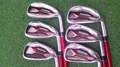 TaylorMade Aeroburner Iron Set 5-9,Pw 6pc Flex Stiff TM7-415 Graphite - Image 1 of 4